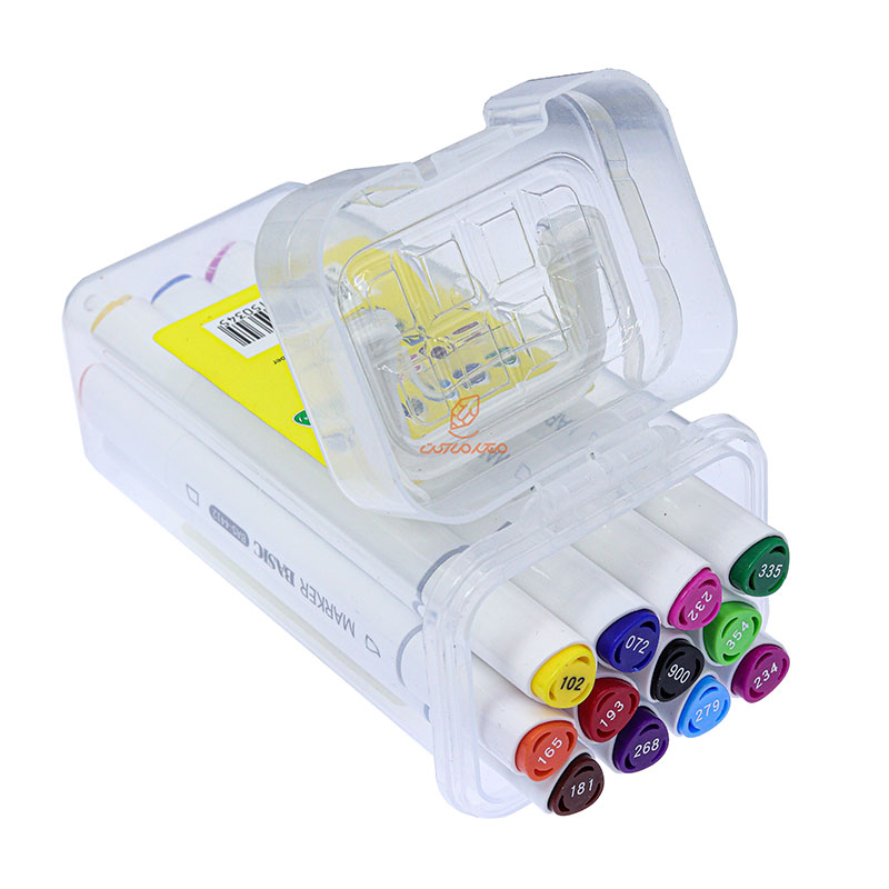 ماژیک راندو 12 رنگ 2 سر (طرح تاچ) 4412 بیسیک (1)