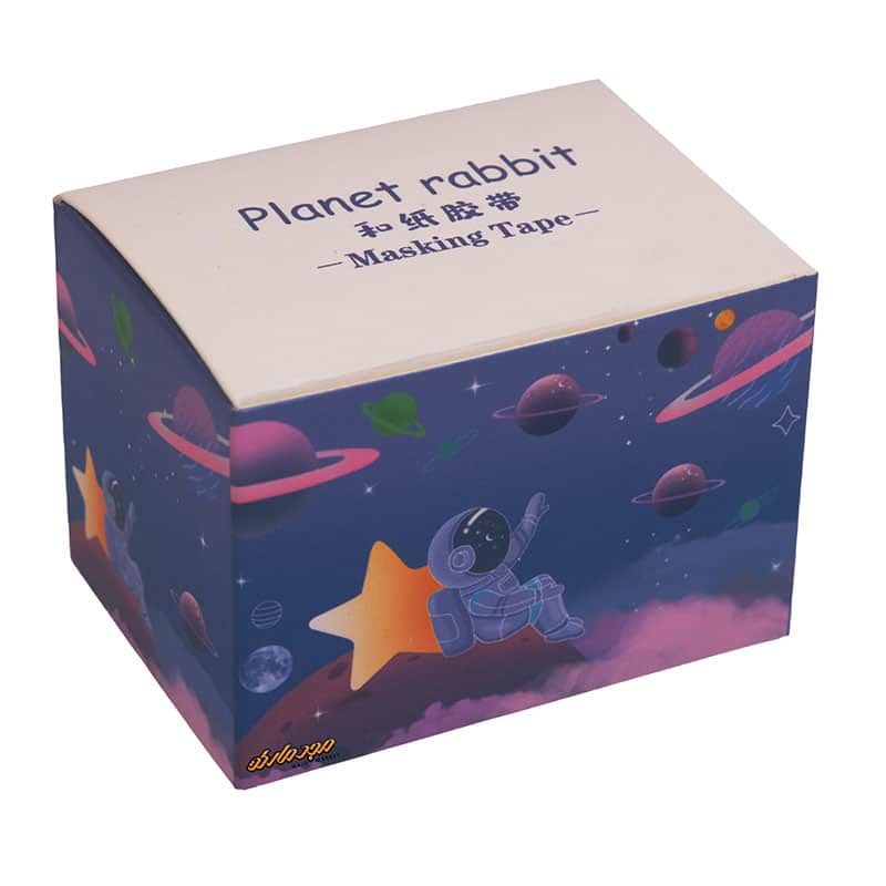 چسب نواری بنفش صورتی طرح کهکشانی 636 (1)