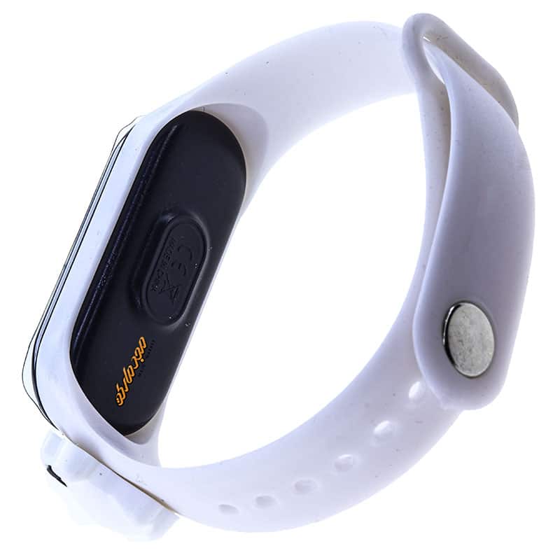 ساعت دیجیتالی بند سیلیکونی سفید طرح آدم فضایی (1)