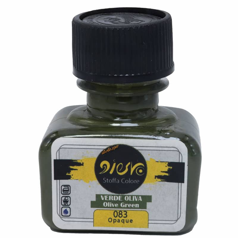 رنگ پارچه اوپک زیتونی 083 (OLIVE GREEN) پیرو PIERO