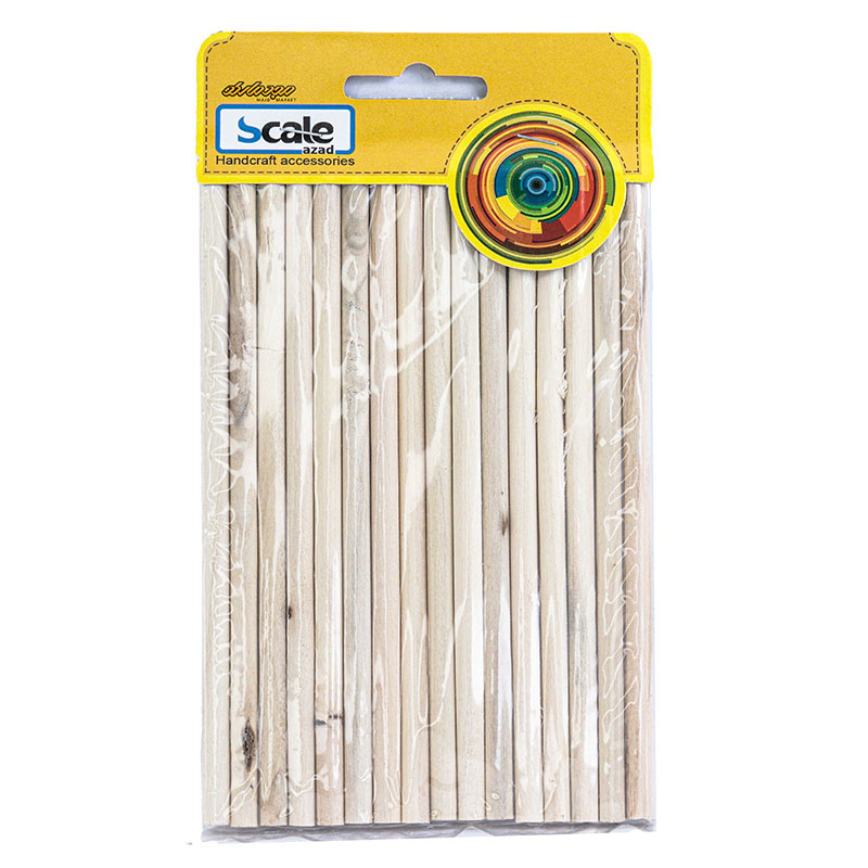 چوب بستنی گرد ساده اسکیل SCALE