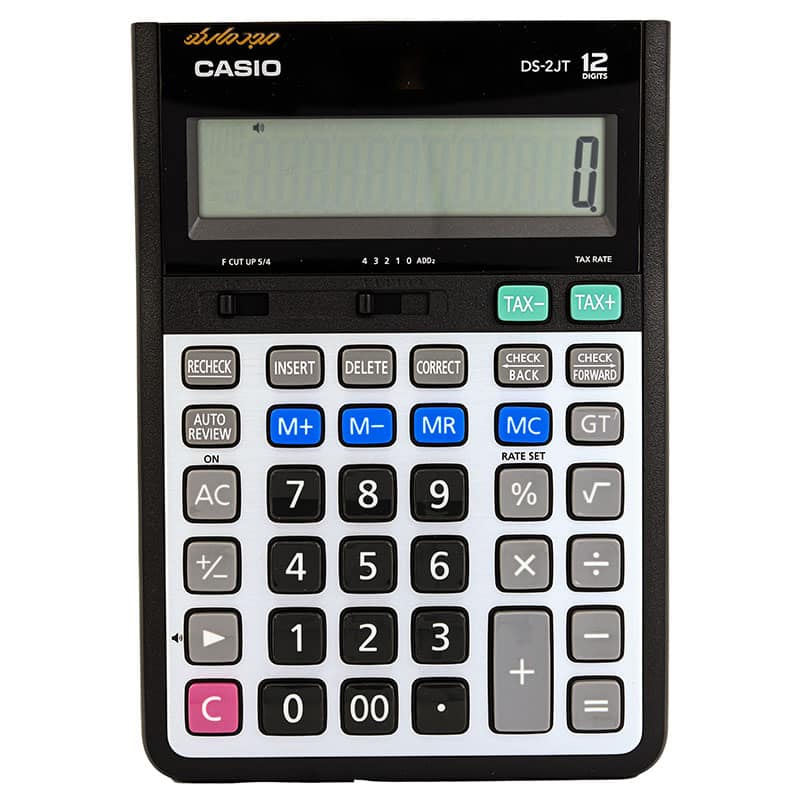 ماشین حساب رومیزی 12 رقم کاسیو مدل CASIO DS-2JT (5)
