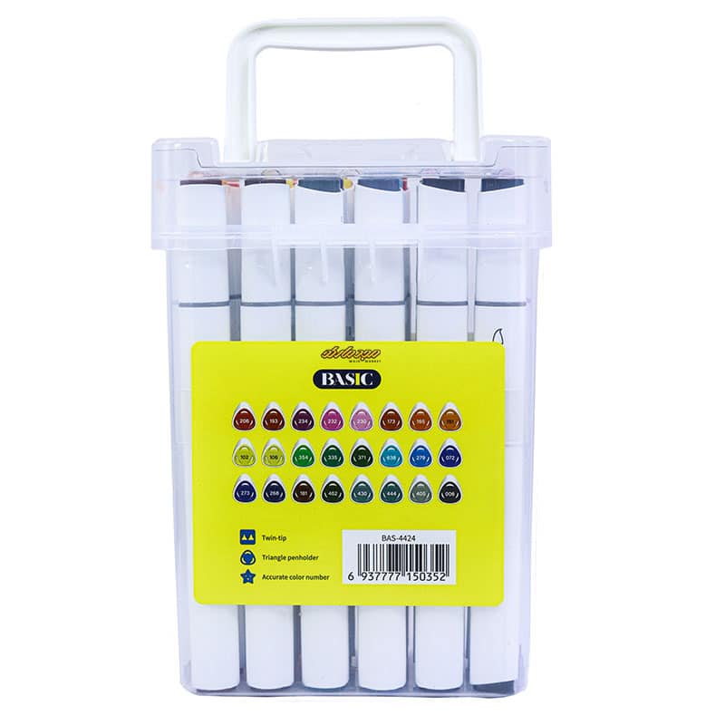 ماژیک راندو 24 رنگ 2 سر (طرح تاچ) 4424 بیسیک (2)