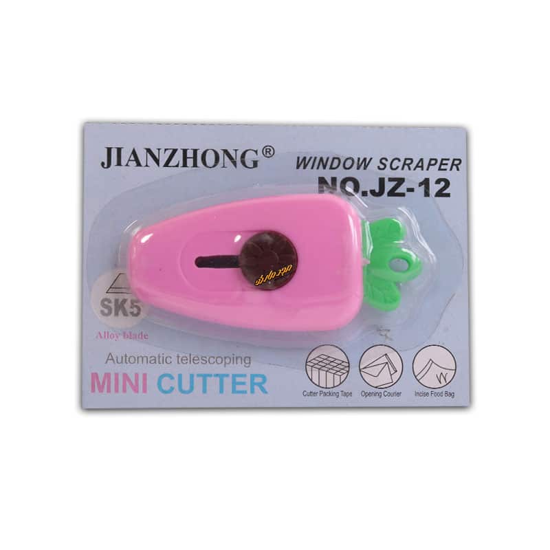 کاتر نیمه فانتزی طرح هویج صورتیJZ-12