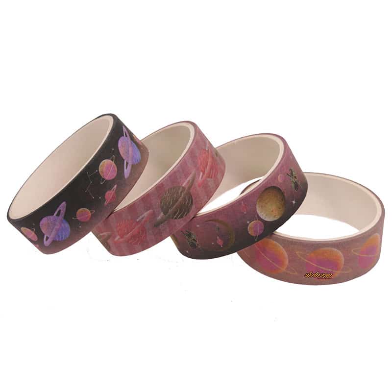 چسب نواری قهوه ای طرح کهکشانی 636