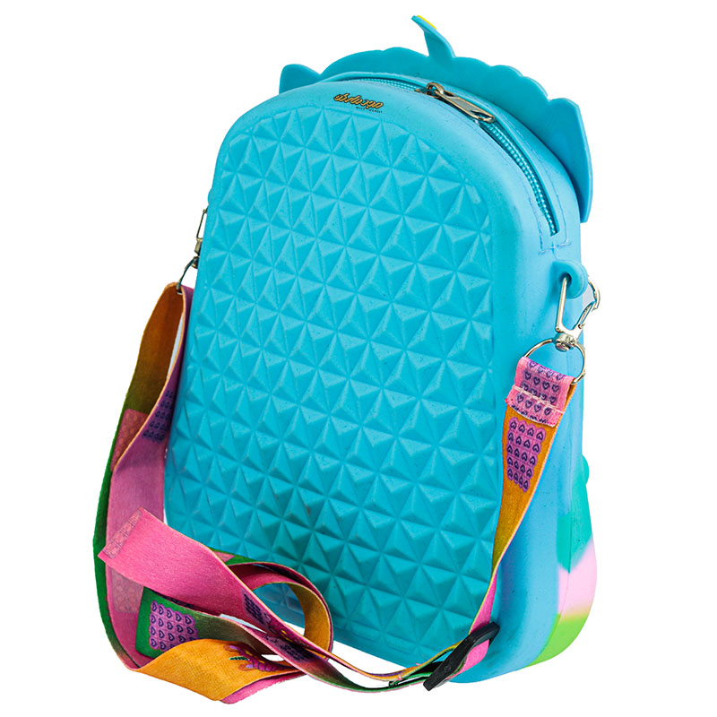 کیف پاپ ایتی سیلیکونی آبی طرح تک شاخ (1)