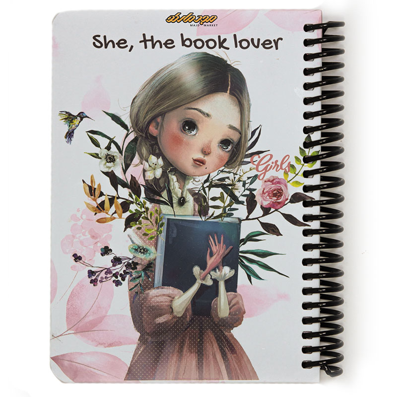 دفترچه یادداشت طرح book lover دات نوت