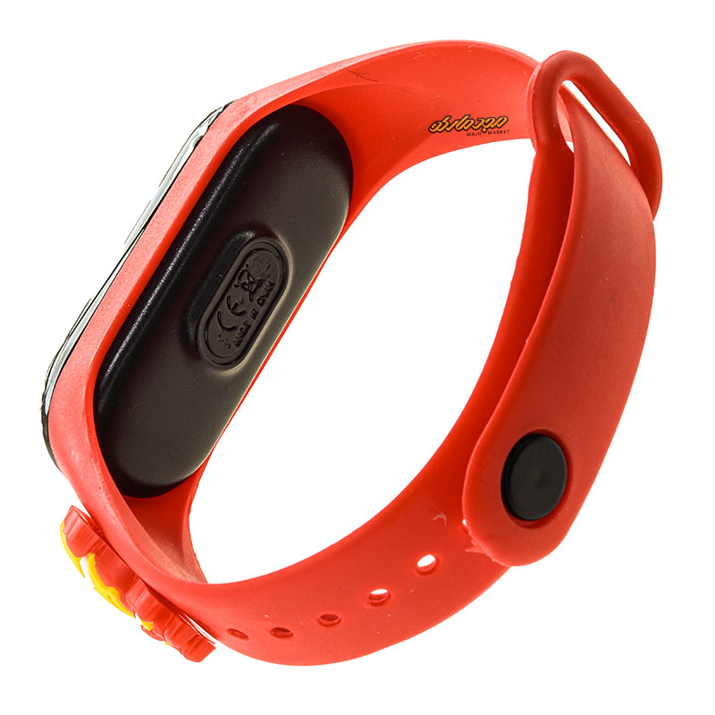 ساعت دیجیتالی بند سیلیکونی قرمز طرح آدم آهنی (1)