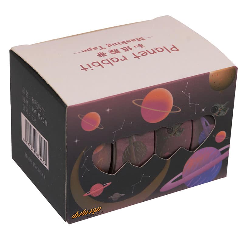 چسب نواری قهوه ای طرح کهکشانی 636 (2)