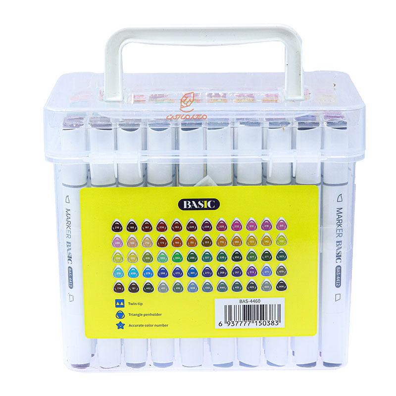 ماژیک راندو 60 رنگ 2 سر (طرح تاچ) 4460 بیسیک (3)