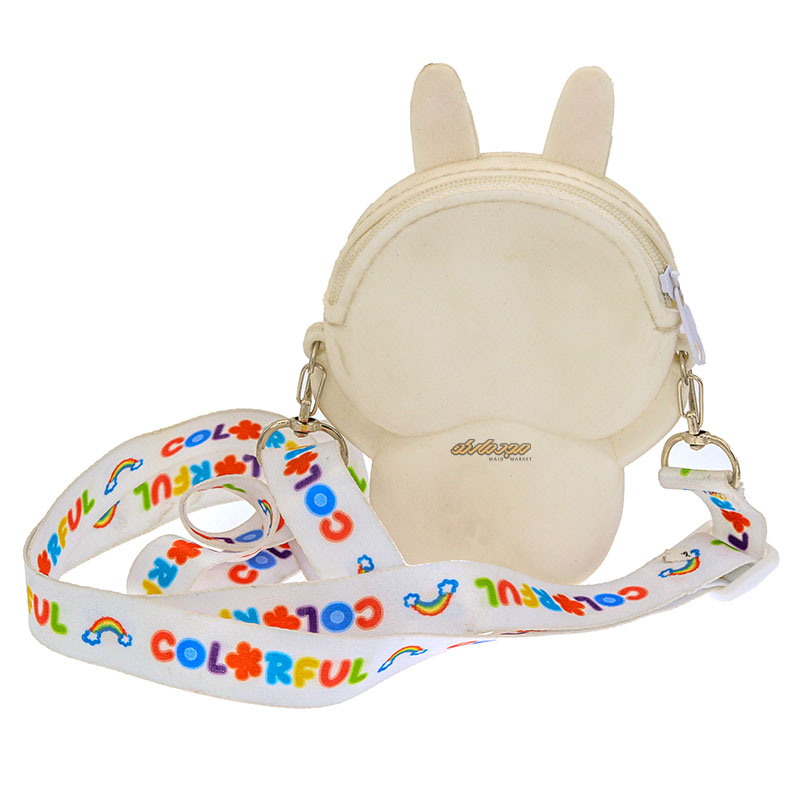 کیف سیلیکونی سفید طرح خرگوش (1)