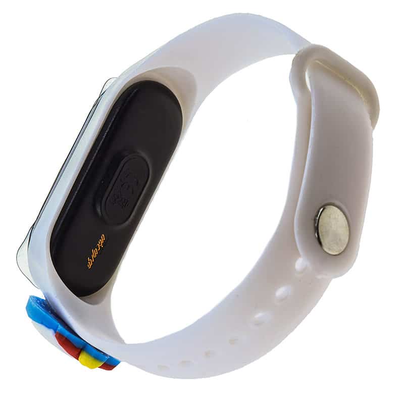 ساعت دیجیتالی بند سیلیکونی سفید طرح دورامون (1)