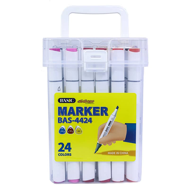 ماژیک راندو 24 رنگ 2 سر (طرح تاچ) 4424 بیسیک (3)