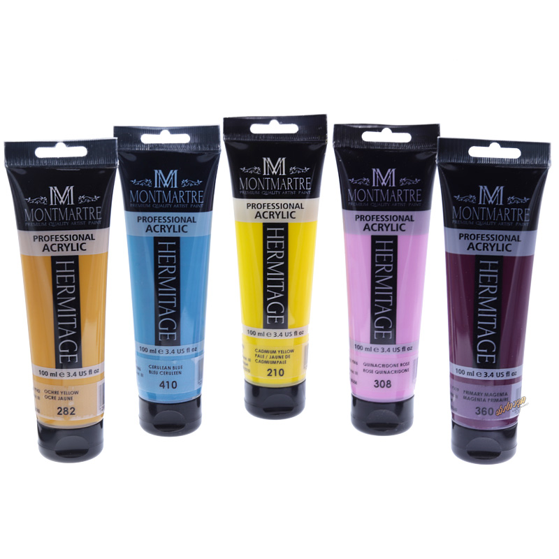 اکریلیک تک رنگ 100میل مونمارت