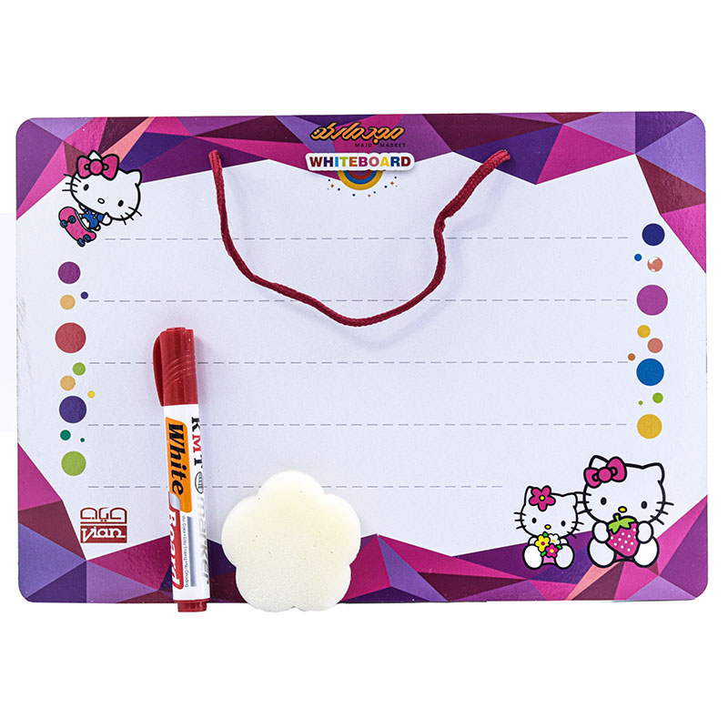 تخته وایت برد چوبی طرح کیتی ویان