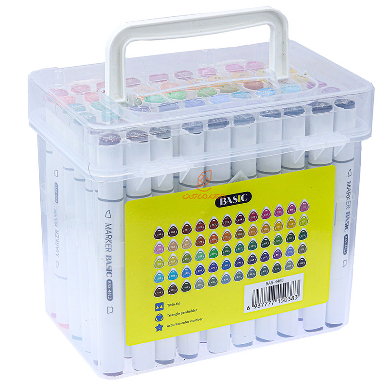 ماژیک راندو 60 رنگ 2 سر (طرح تاچ) 4460 بیسیک (5)