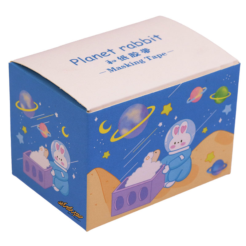 چسب نواری آبی طرح خرگوش 636 (3)