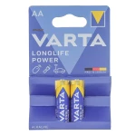 باتری قلمی لانگ لایف پاور وارتا بسته دو عددی VARTA LONGLIFE (2)