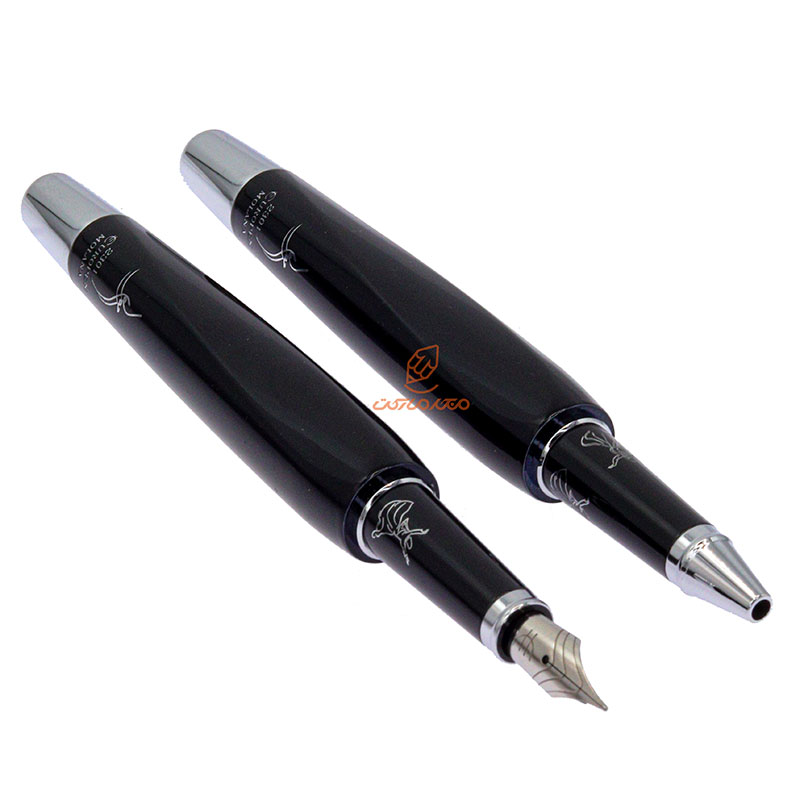 ست خودنویس روان نویس مشکی یوروپن مدل MOLANA (1)