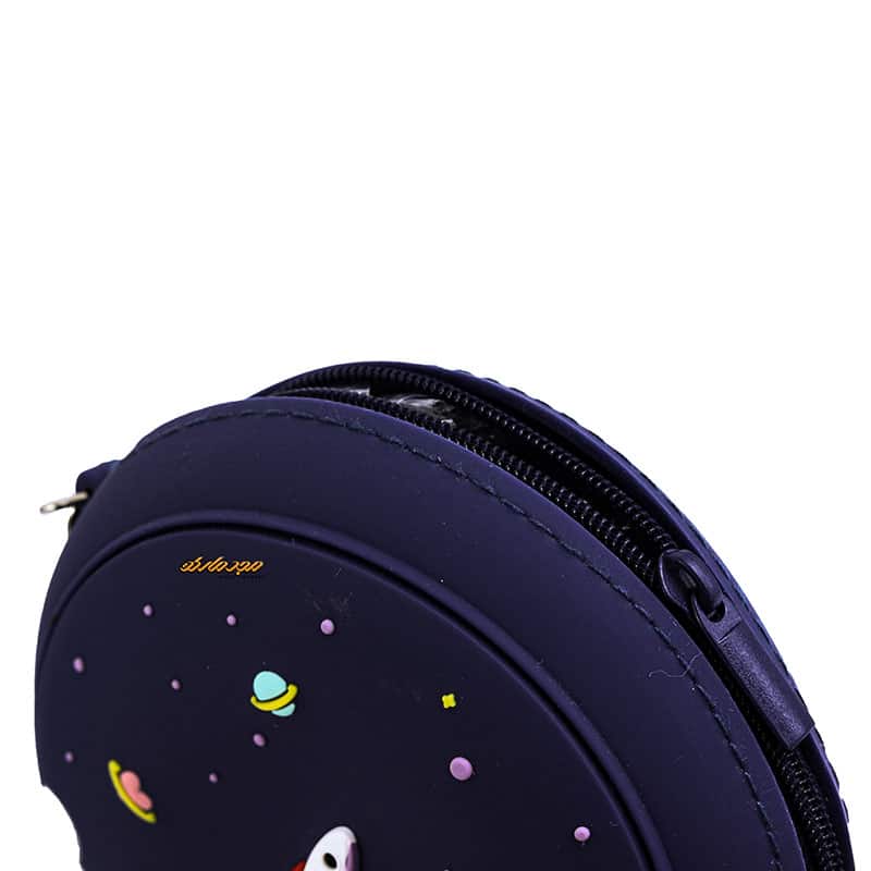 کیف سیلیکونی سرمه ای طرح کهکشانی (1)