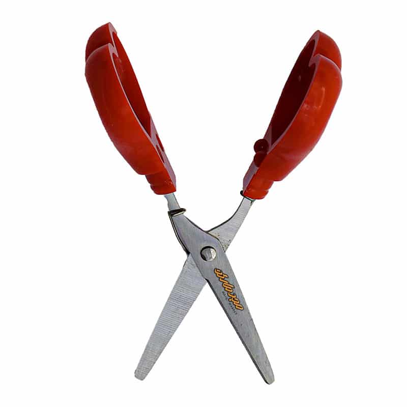 قیچی فانتزی غلاف دار قرمز طرح کیتی (3)