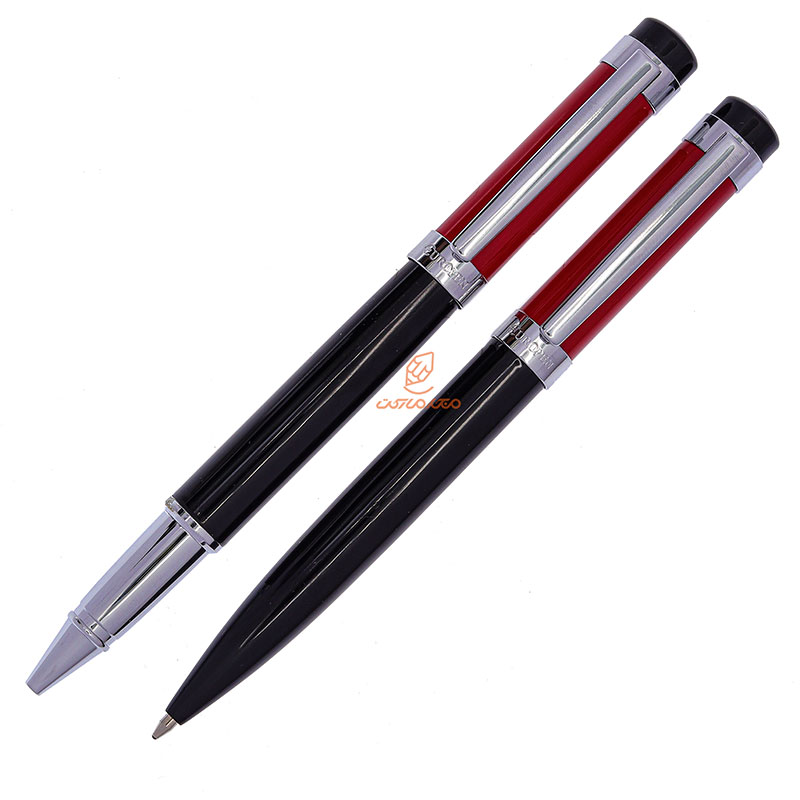 ست خودکار و روان نویس مشکی قرمز یوروپن مدل LAST