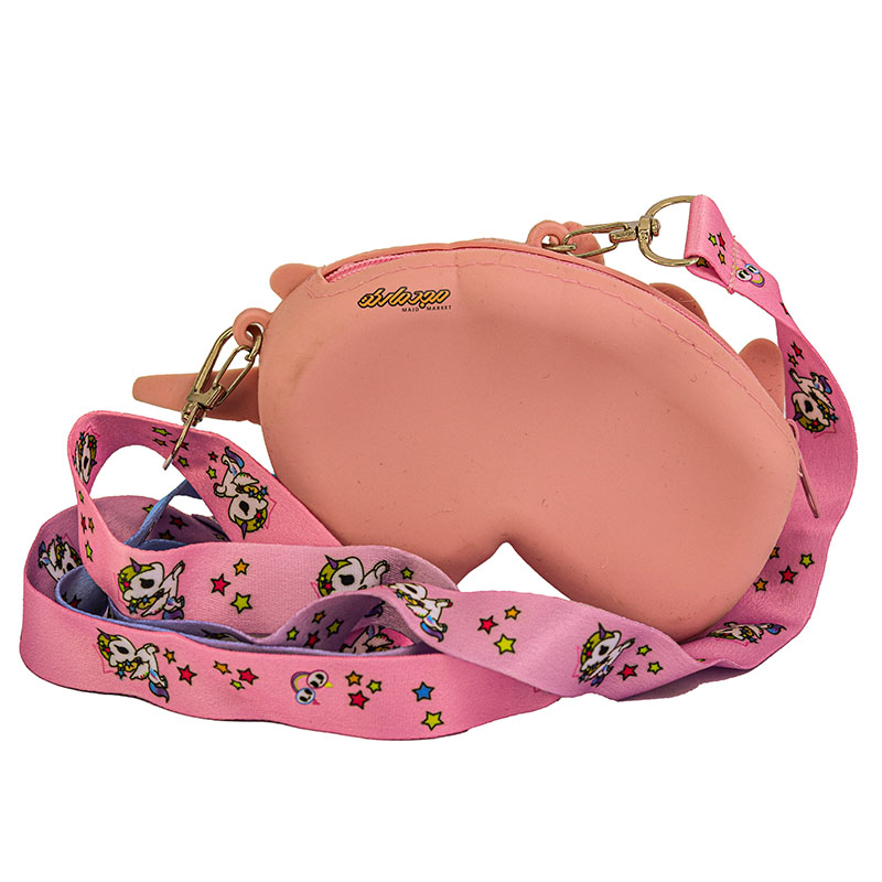 کیف سیلیکونی صورتی طرح اسب تک شاخ (2)