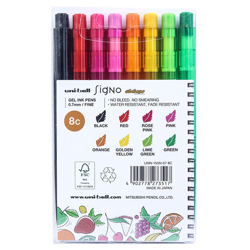 روان نویس فشاری 8 رنگ سیگنو 155N یونی بال UNIBALL (3)