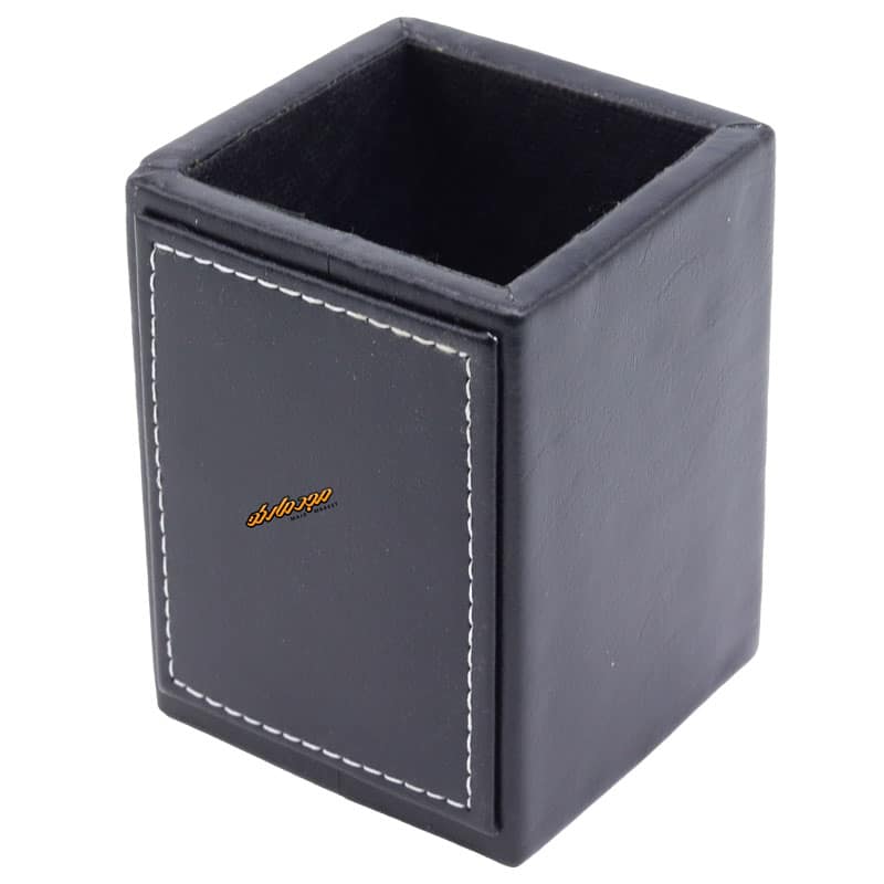 سرویس اداری رومیزی کد 5 مشکی چرم چوب (9)