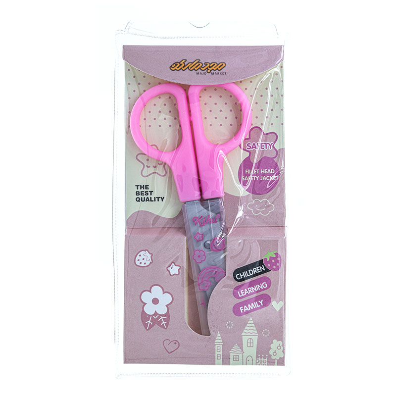 قیچی غلاف دار صورتی کیکو کد 271 (5)