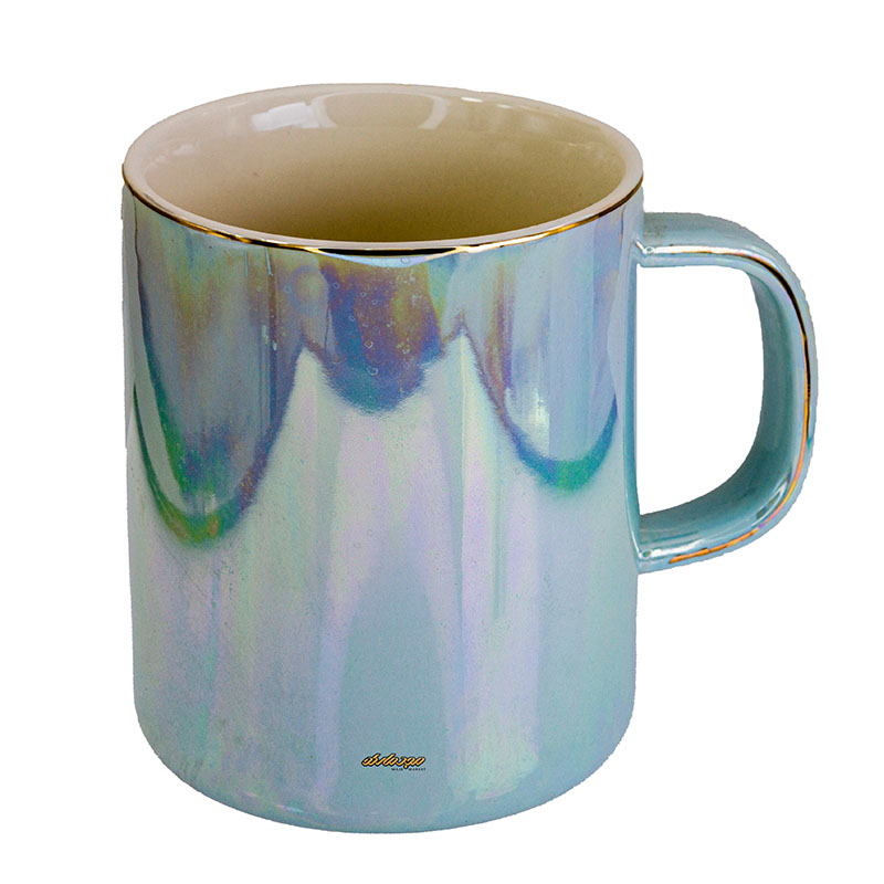 ماگ ساده آبی متالیک (3)