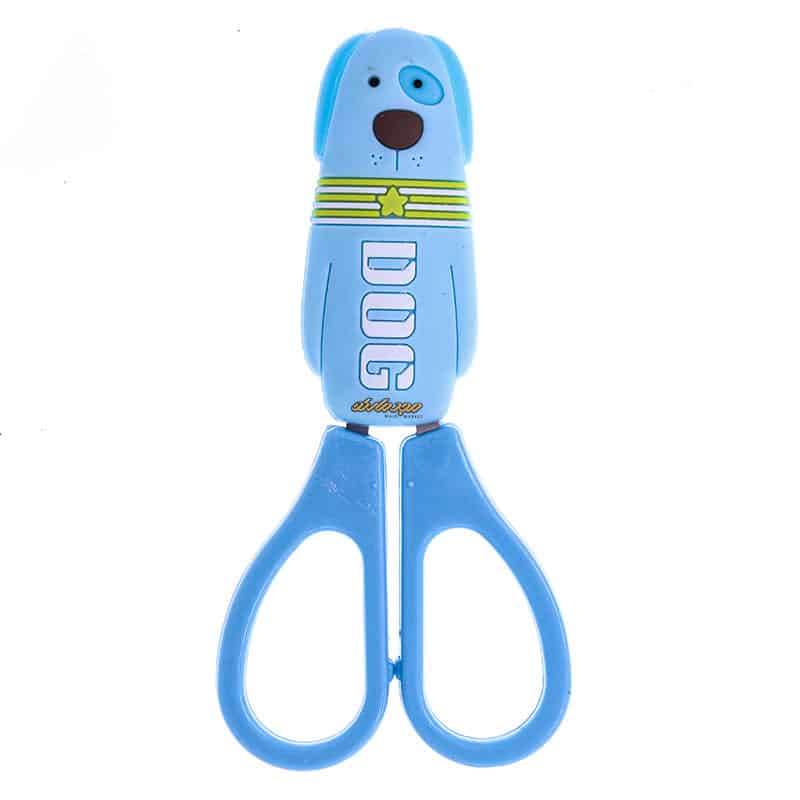 قیچی فانتزی غلاف دار آبی کیکو کد 371