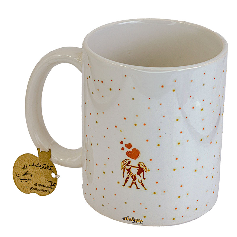 ماگ ماه تولد سفید طرح پسر خردادی (2)