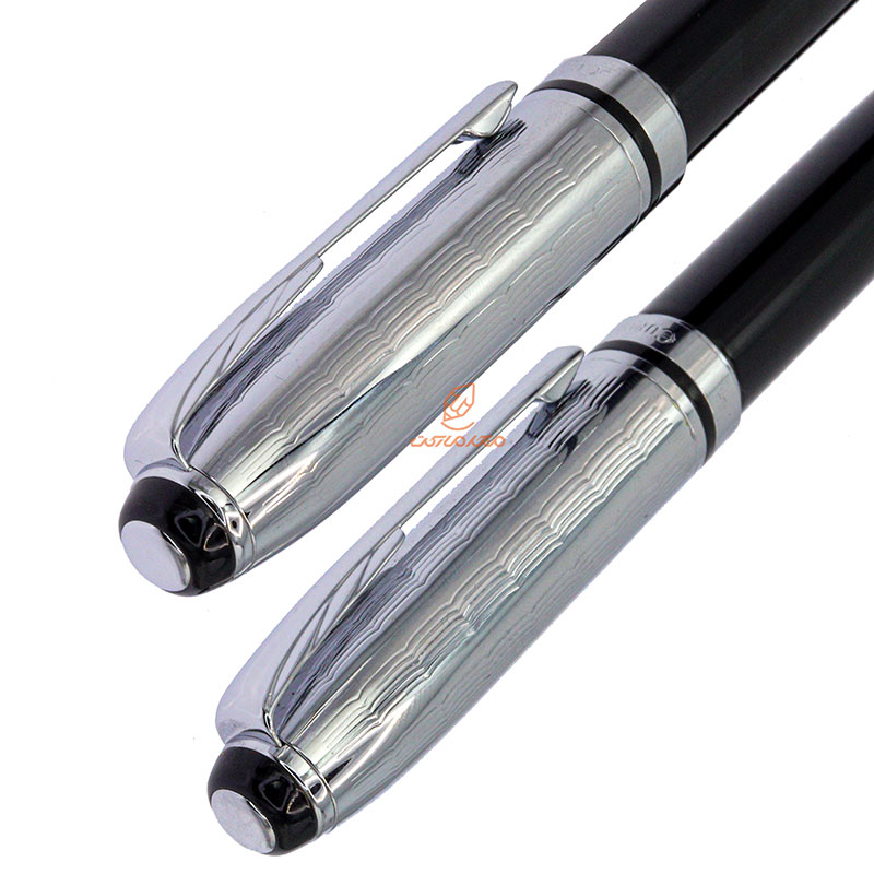 ست خودکار خودنویس نیمه مشکی استیل یوروپن مدل FORT (7)