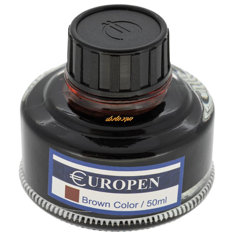 جوهر خودنویس قهوه ای یوروپن