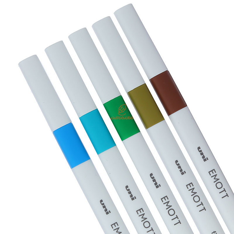 ست روان نویس 5 رنگ ایموت EMOTT - NO.4 یونی UNI (6)