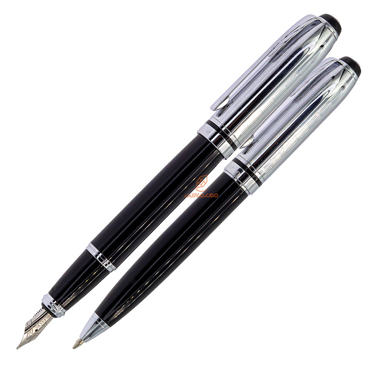 ست خودکار خودنویس نیمه مشکی استیل یوروپن مدل FORT (11)