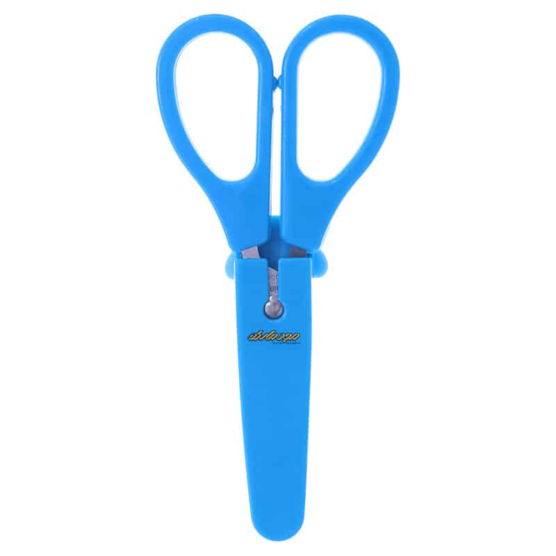 قیچی فانتزی غلاف دار آبی طرح کاکتوس کیکو کد 471 (3)