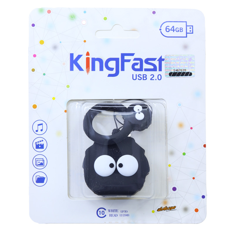 فلش 64 گیگابایت فانتزی طرح عنکبوت کینگ فست KING FAST