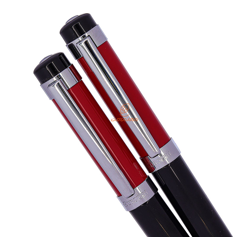 ست خودکار و روان نویس مشکی قرمز یوروپن مدل LAST (5)