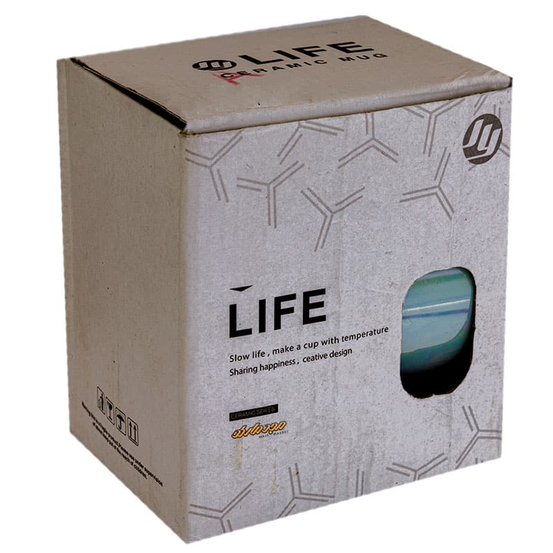 ماگ ساده آبی متالیک (5)