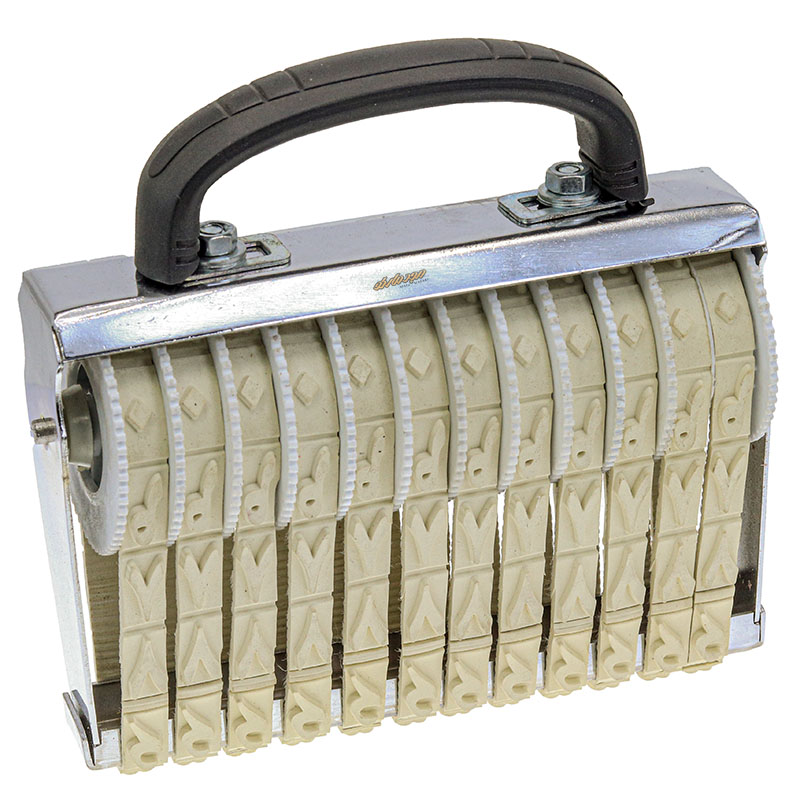 دستگاه مهر 18 میل 12 رقم طرح شاینی