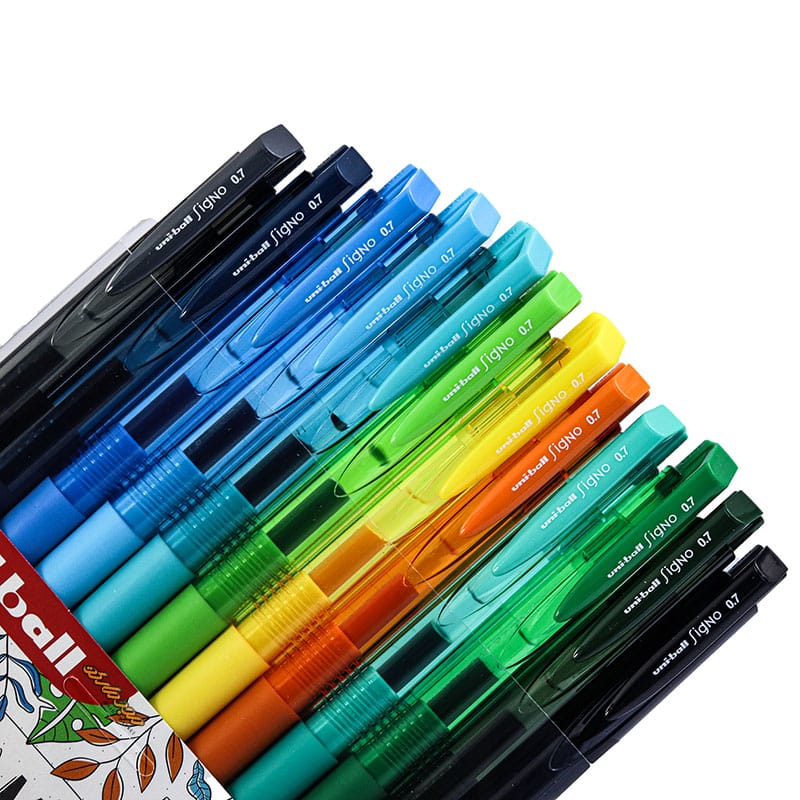 روان نویس فشاری 12 رنگ سیگنو 155N یونی بال UNIBALL (1)