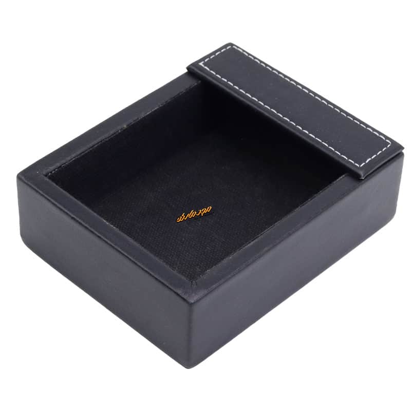 سرویس اداری رومیزی کد 5 مشکی چرم چوب (7)