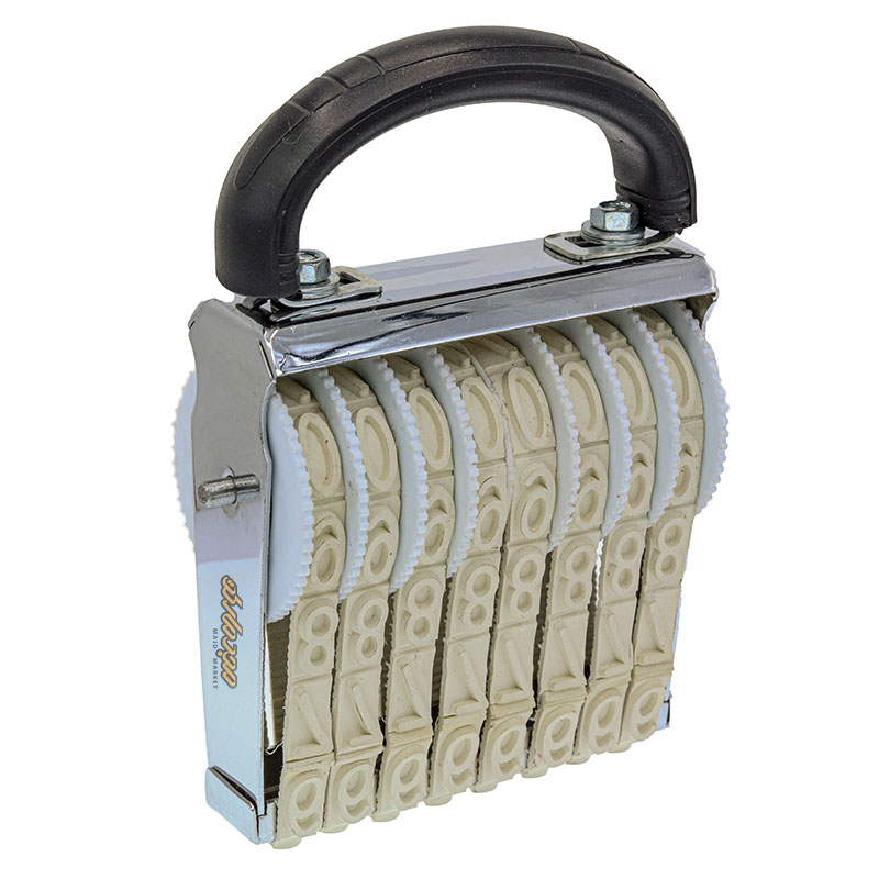 دستگاه مهر 18 میل 8 رقم طرح شاینی (5)