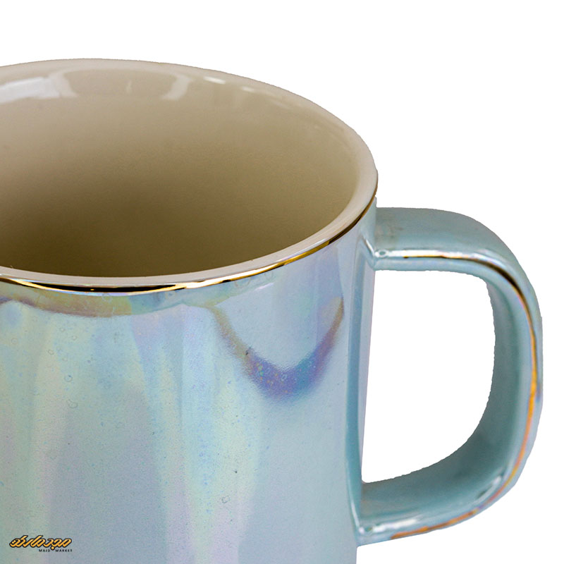 ماگ ساده آبی متالیک (2)