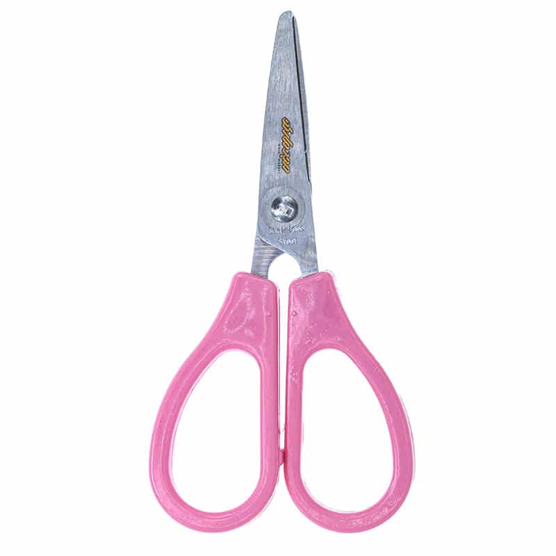 قیچی فانتزی غلاف دار صورتی کیکو کد 371 (2)