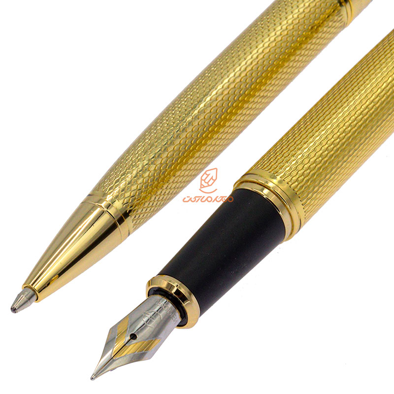 ست خودکار خودنویس طلایی مشکی یوروپن مدل CLAN (9)