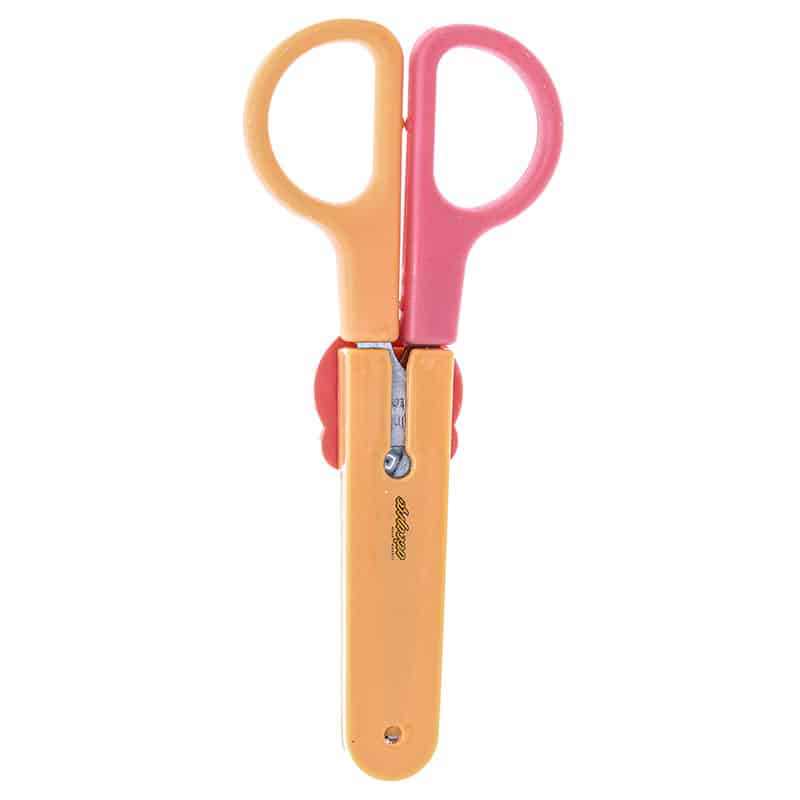 قیچی فانتزی غلاف دار نارنجی طرح خرس کیکو کد 671 (3)