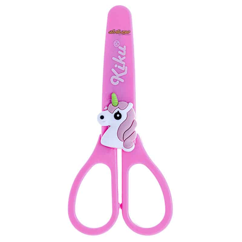 قیچی فانتزی غلاف دار صورتی طرح یونیکورن کیکو کد 471